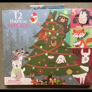 12 days of socks for women- woodland animals